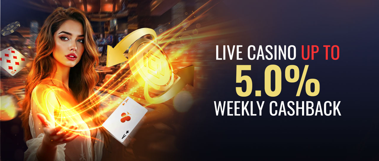 Casino 5% Weekly Cashback